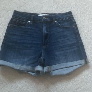 KanCan Dark Blue Jean Shorts